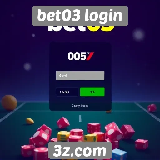 Acessibilidade do site de jogos bet03 login